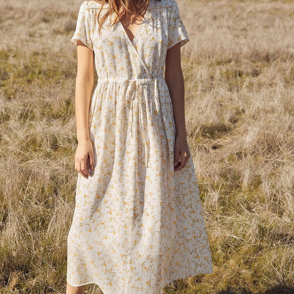 Christy Dawn “The Dawn Dress” Yellow Chamomile OS